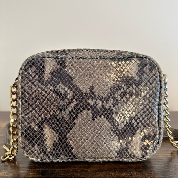 Michael Kors Mini Python Crossbody Hamilton Bag - Picture 9 of 10
